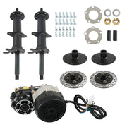 DURAFORCE 40" Rear Axle kit Differential Electric Motor Wheel Hub Go Kart Trike Quad ATV
