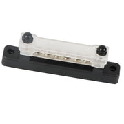 DURAFORCE 2Pcs Red & Black 48V Busbar Bus Bar Power Distribution 150A 6 Way Terminal Block