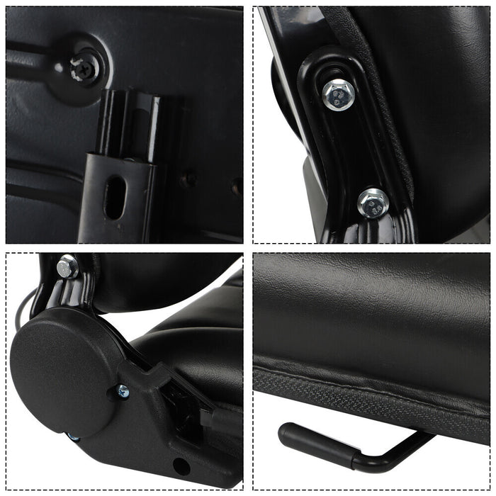 DURAFORCE FOR CLARK CAT HYSTER YALE TOYOTA MITSUBISHI Forklift Seat with Adjustable Angle