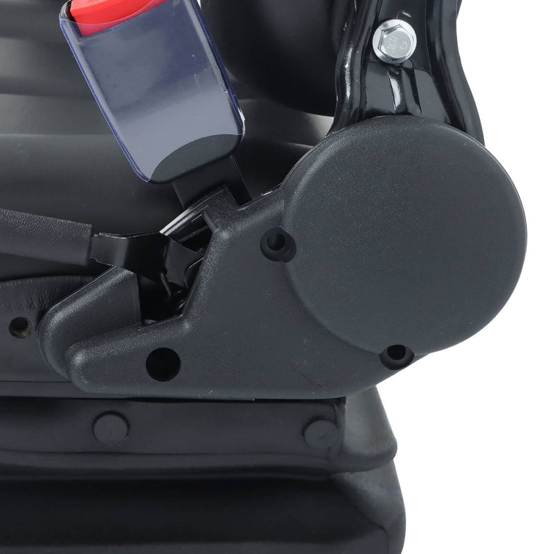 DURAFORCE Forklift Tractor Seat Suspension Adjustable Backrest Armrest Safety Belt