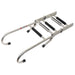 DURAFORCE 5 Step Stainless Steel Folding Ladder Telescoping 400 lb. Limit