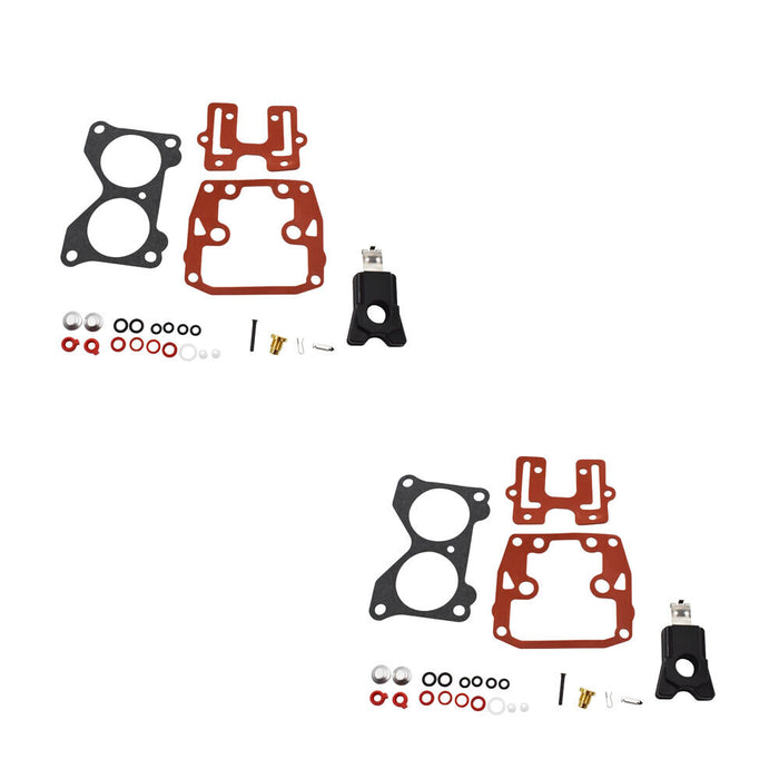 DURAFORCE 2pcs Carburetor Rebuild Kit for Johnson Evinrude V4 85 90 100 115 125 140 HP New