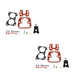 DURAFORCE 2pcs Carburetor Rebuild Kit for Johnson Evinrude V4 85 90 100 115 125 140 HP New