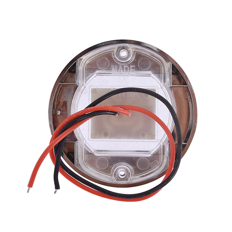 DURAFORCE 2X White Round Marine Boat LED Stern Lights Cabin Deck Courtesy Light Waterproof