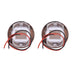 DURAFORCE 2X White Round Marine Boat LED Stern Lights Cabin Deck Courtesy Light Waterproof