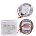 DURAFORCE 2X White Round Marine Boat LED Stern Lights Cabin Deck Courtesy Light Waterproof