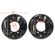 DURAFORCE Brake Assembly W/ Brake Shoes Fit For EZ-GO Golf Cart 612211, 612189 1996-up