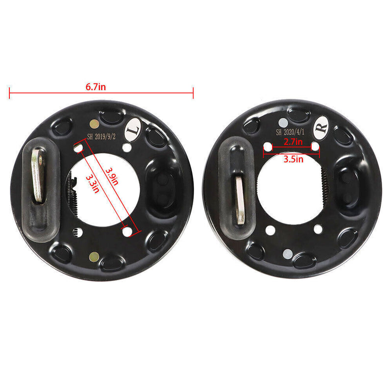 DURAFORCE Brake Assembly W/ Brake Shoes Fit For EZ-GO Golf Cart 612211, 612189 1996-up