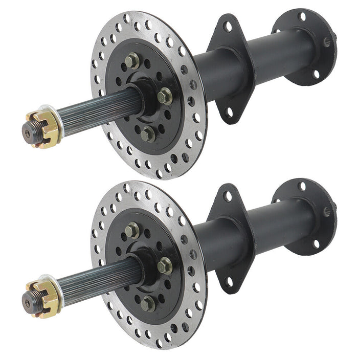 DURAFORCE 40" Differential Rear Axle Kit For Go Kart Atv 4 Stud Hub For 7" 8" Wheels