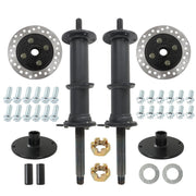 DURAFORCE 40" Differential Rear Axle Kit For Go Kart Atv 4 Stud Hub For 7" 8" Wheels