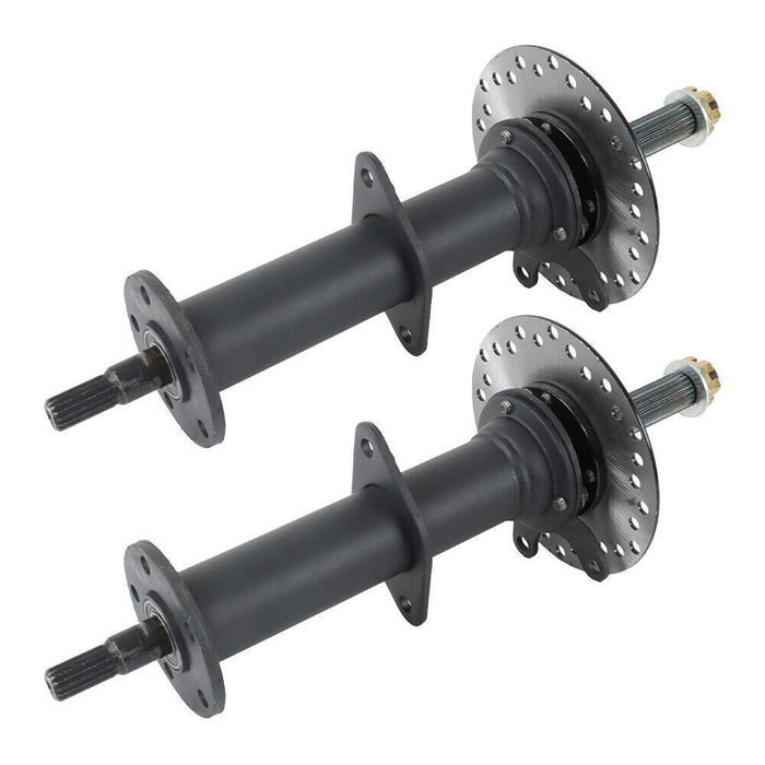 DURAFORCE 40" Differential Rear Axle Kit For Go Kart Atv 4 Stud Hub For 7" 8" Wheels