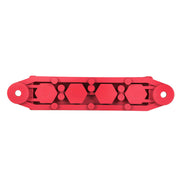 DURAFORCE 4 Way Terminal Junction Block Busbar 3/8" 250 amp 12v with Cover - Red US