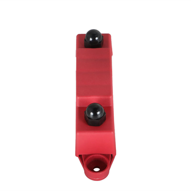 DURAFORCE 4 Way Terminal Junction Block Busbar 3/8" 250 amp 12v with Cover - Red US
