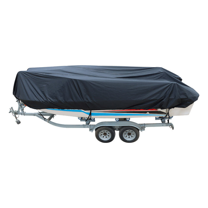 DURAFORCE Waterproof Heavy Duty Boat Cover Trailerable Fishing Pro-style Bass Boats 11 13