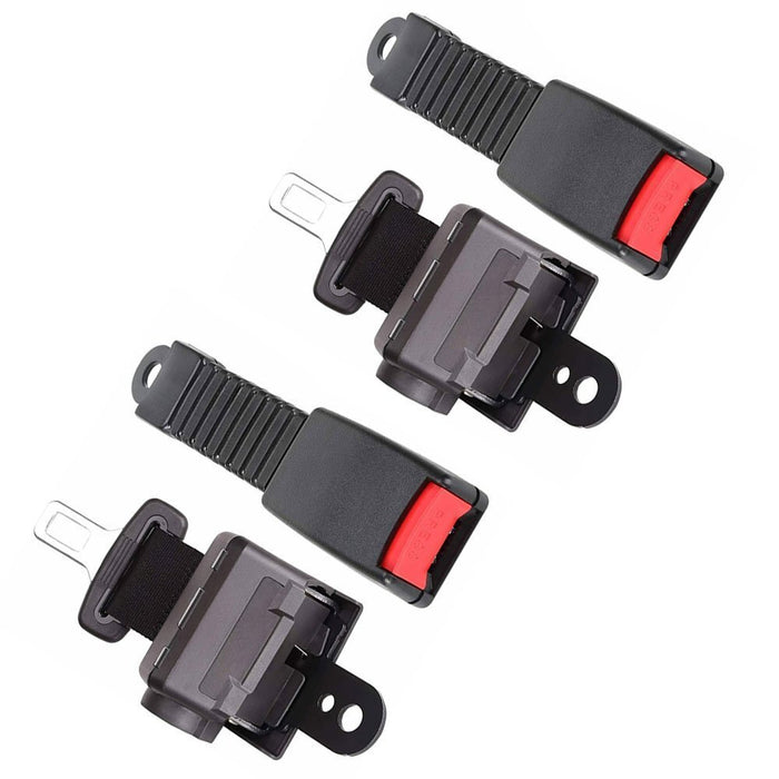 DURAFORCE 42' 2 Sets Golf Cart Seat Belts For EZGO/Yamaha/Club Car front or rear Universal
