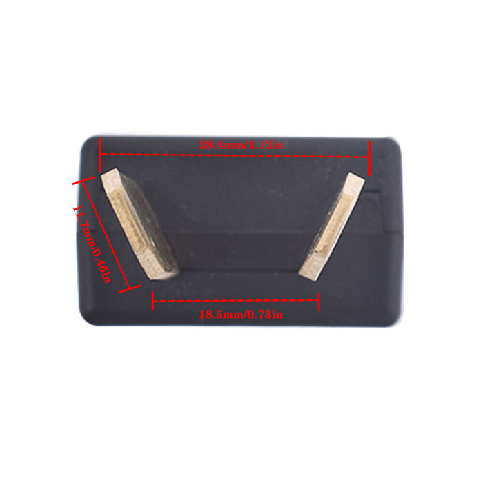 DURAFORCE Fits For EZGO Club Car Golf Carts 36V OR 48 Volt DC Crowfoot Charger Plug