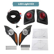 DURAFORCE Set For Yamaha Drive2 Golf Cart LED Headlight Taillight Light Kit 2017-Up