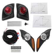 DURAFORCE Set For Yamaha Drive2 Golf Cart LED Headlight Taillight Light Kit 2017-Up