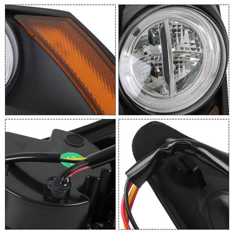 DURAFORCE Set For Yamaha Drive2 Golf Cart LED Headlight Taillight Light Kit 2017-Up