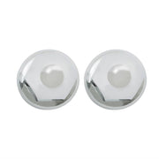 DURAFORCE Chrome Semi Truck 33mm Push-on Bullet Flanged Lug Nut Covers ABS Plastic 40 Pack