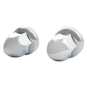 DURAFORCE Chrome Semi Truck 33mm Push-on Bullet Flanged Lug Nut Covers ABS Plastic 40 Pack