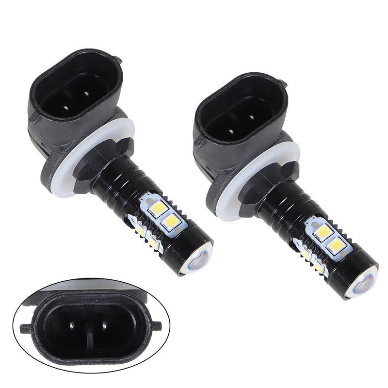 DURAFORCE For EZ-Go Freedom TXT Shuttle RXV Headlights Golf Cart 100W LED Light Bulbs