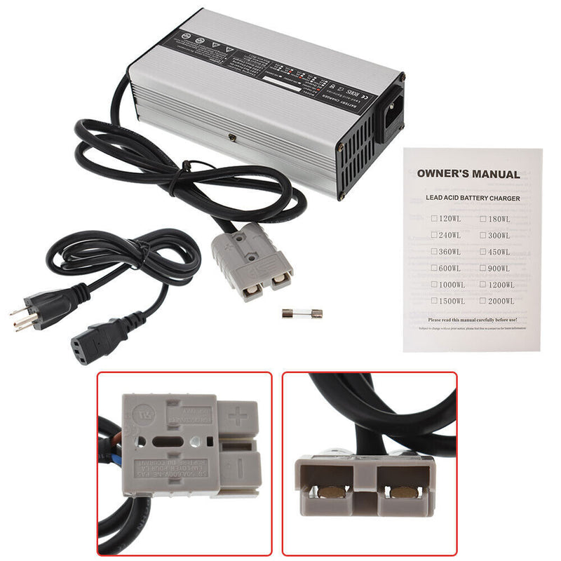 DURAFORCE For E-Z-GO MARATHON 1983-1994 SB50 Yamaha Golf Cart Battery Charger 36V 5A