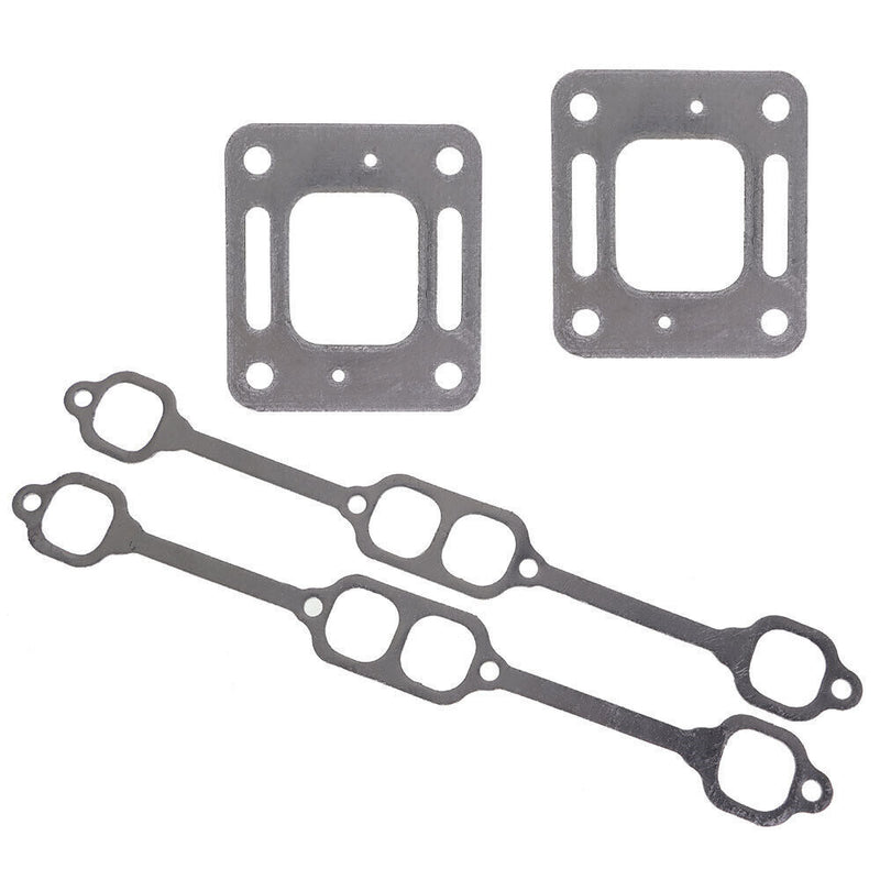 DURAFORCE Exhaust Gasket Manifold For Mercruiser 5.0 5.7 350 Mag Riser Block v8 Elbow New