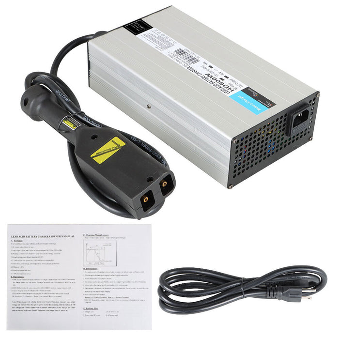 DURAFORCE For Golf E-Z-Go TXT Cart 18 Amps Charger w/ Powerwise 36 Volt Battery Charger