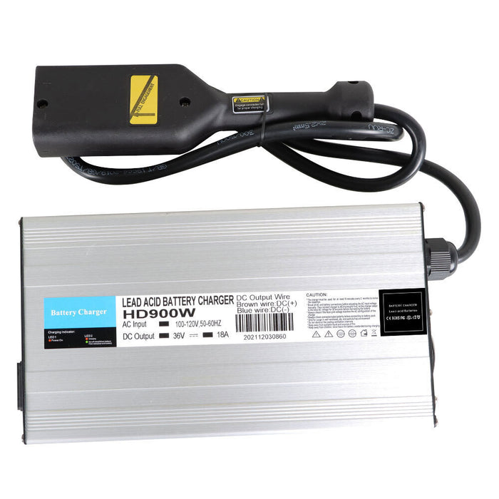 DURAFORCE For Golf E-Z-Go TXT Cart 18 Amps Charger w/ Powerwise 36 Volt Battery Charger