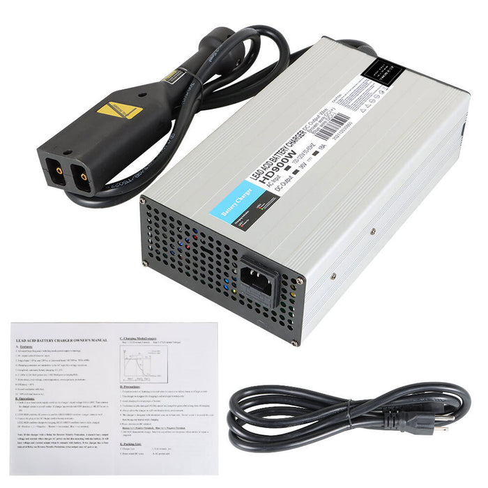 DURAFORCE For Golf E-Z-Go TXT Cart 18 Amps Charger w/ Powerwise 36 Volt Battery Charger