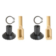 DURAFORCE 2× For Johnson Evinrude OMC Idle Adjustment Knob Screw & Retainer Clip 1974-1985