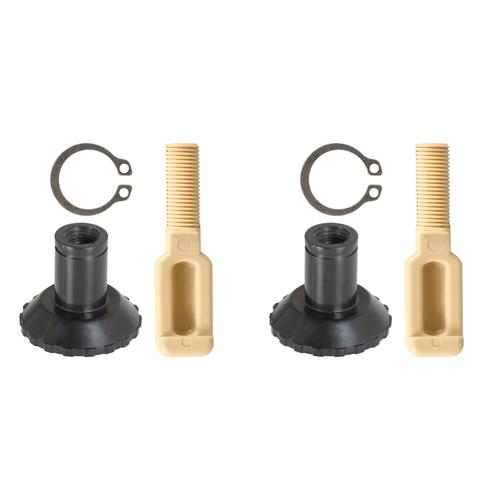 DURAFORCE 2× For Johnson Evinrude OMC Idle Adjustment Knob Screw & Retainer Clip 1974-1985