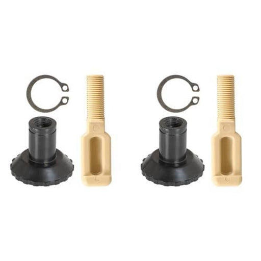 DURAFORCE 2× For Johnson Evinrude OMC Idle Adjustment Knob Screw & Retainer Clip 1974-1985