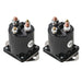 DURAFORCE (2) 12V Solenoid Switch 1013609 For Club Car DS, Precedent Gas Golf Cart 1984-Up