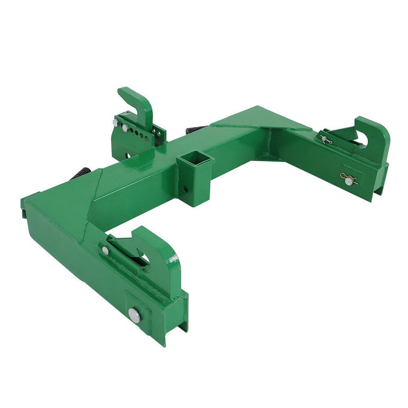 DURAFORCE Tractors 3 Point Quick Hitch For Cat 1 & 2 W/ 2" Receiver Hitch 3000 LB Steel