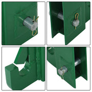 DURAFORCE Tractors 3 Point Quick Hitch For Cat 1 & 2 W/ 2" Receiver Hitch 3000 LB Steel