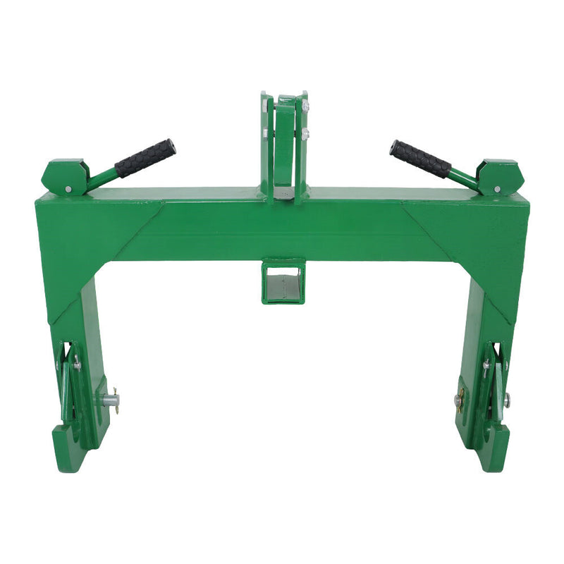 DURAFORCE Tractors 3 Point Quick Hitch For Cat 1 & 2 W/ 2" Receiver Hitch 3000 LB Steel