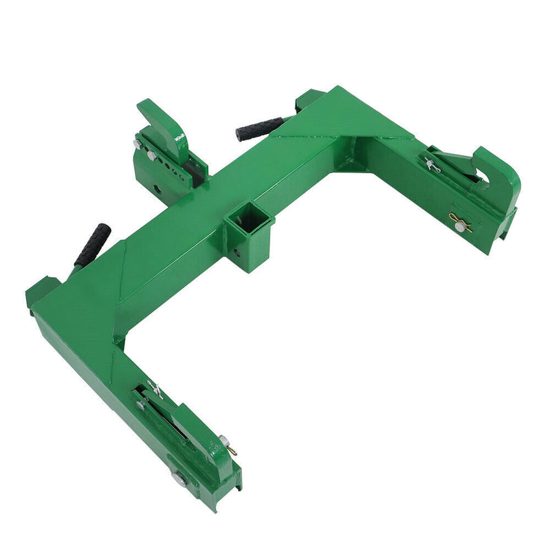 DURAFORCE Tractors 3 Point Quick Hitch For Cat 1 & 2 W/ 2" Receiver Hitch 3000 LB Steel