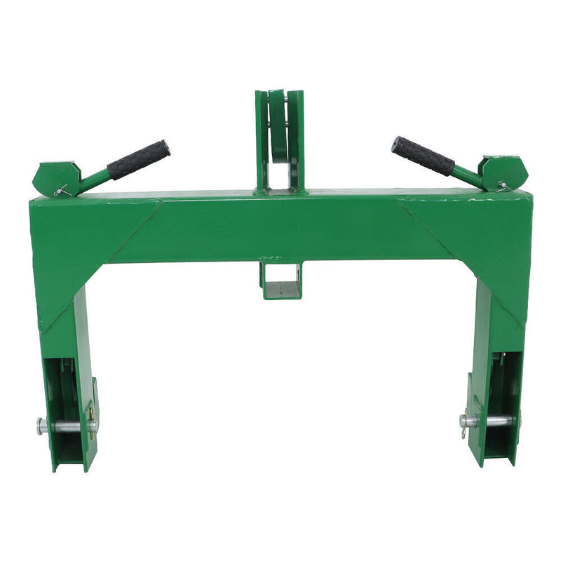 DURAFORCE Tractors 3 Point Quick Hitch For Cat 1 & 2 W/ 2" Receiver Hitch 3000 LB Steel