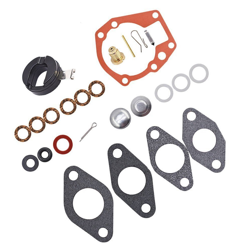 DURAFORCE For Johnson Evinrude 1.5 2 3 4 5 5.5 6 HP 439071 18-7043 Carburetor Kit & Float