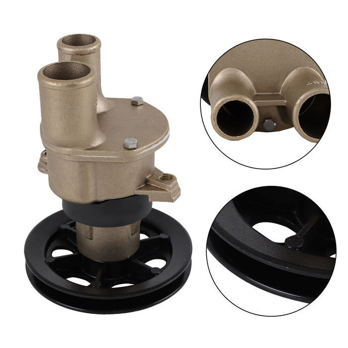DURAFORCE Raw Water Pump For Volvo Penta 3851982 3855079 3857794 1995-1999 3.0L to 8.2L