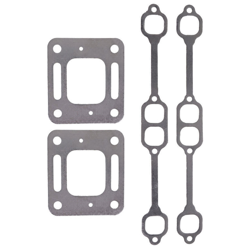 DURAFORCE Exhaust Gasket Manifold For Mercruiser 5.0 5.7 350 Mag Riser Block v8 Elbow US