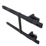 DURAFORCE 4000Lbs 60'' Tractor Pallet Forks Clamp on Skid Steer Loader Bucket Quick Attach