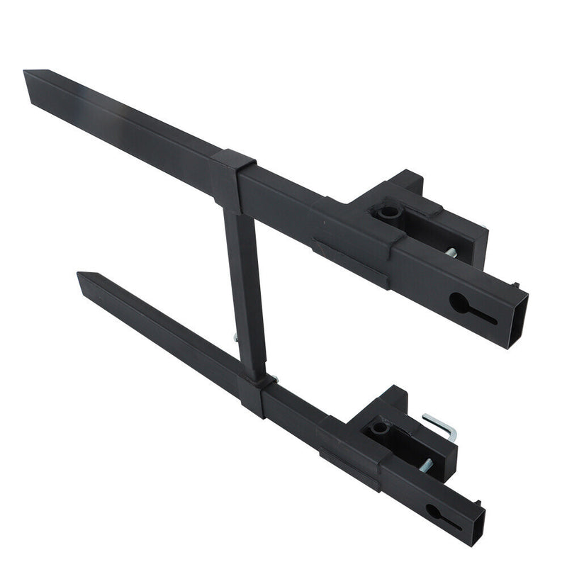 DURAFORCE 4000Lbs 60'' Tractor Pallet Forks Clamp on Skid Steer Loader Bucket Quick Attach