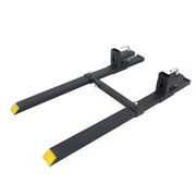 DURAFORCE 4000Lbs 60'' Tractor Pallet Forks Clamp on Skid Steer Loader Bucket Quick Attach