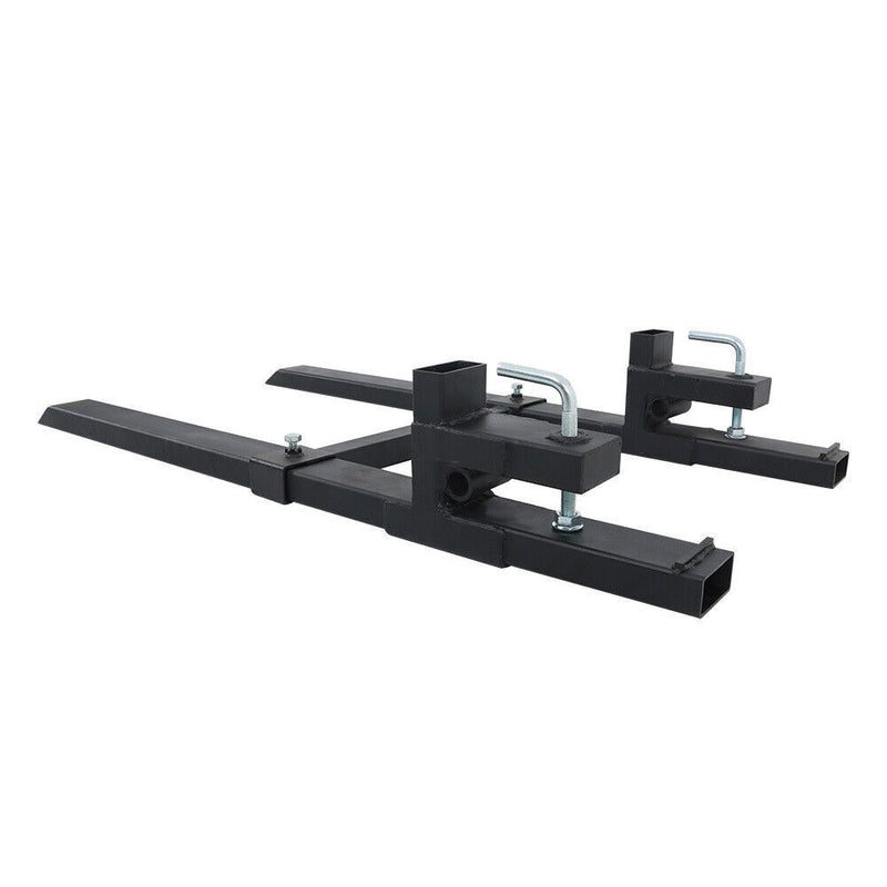 DURAFORCE 4000Lbs 60'' Tractor Pallet Forks Clamp on Skid Steer Loader Bucket Quick Attach