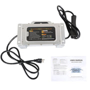 DURAFORCE Waterproof 48Volt 15AMP 3-Pin Plug Battery Charger For EZGO RXV&TXT Golf Carts