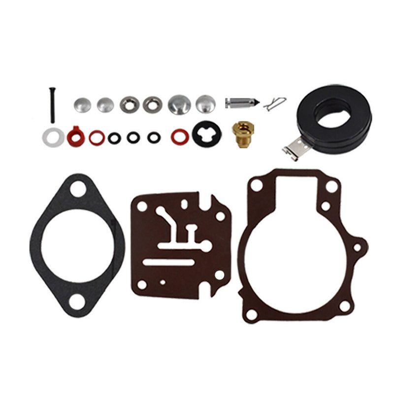 DURAFORCE 3 x Carburetor Carb Rebuild Repair Kit w/ Float For Johnson Evinrude 65 70 75 HP