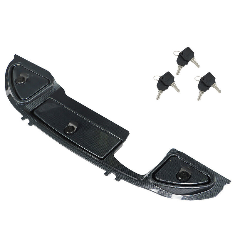 DURAFORCE For Club Car Precedent 2008.5+ Carbon Fiber Dash With Locking Doors Golf Cart
